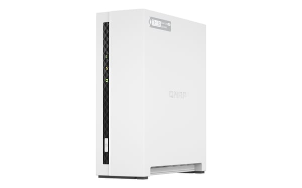 QNAP TS-133 NAS & lagringsserver Tower Cortex-A55 2 GB DDR4 0 TB QNAP Turbo System Hvid