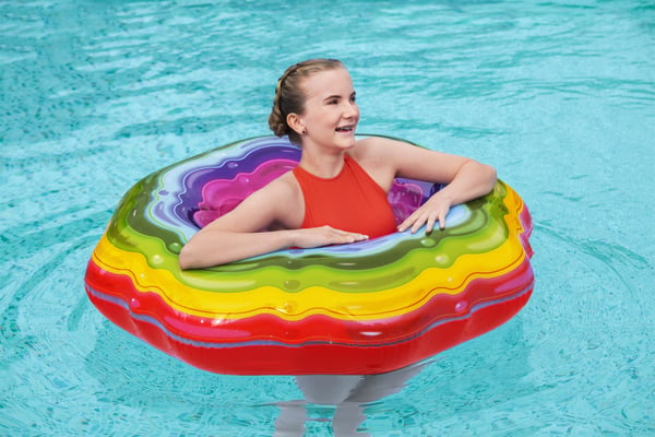 Bestway 36163 pool- och badmadrass Multifärg Mönstrad PVC Simring