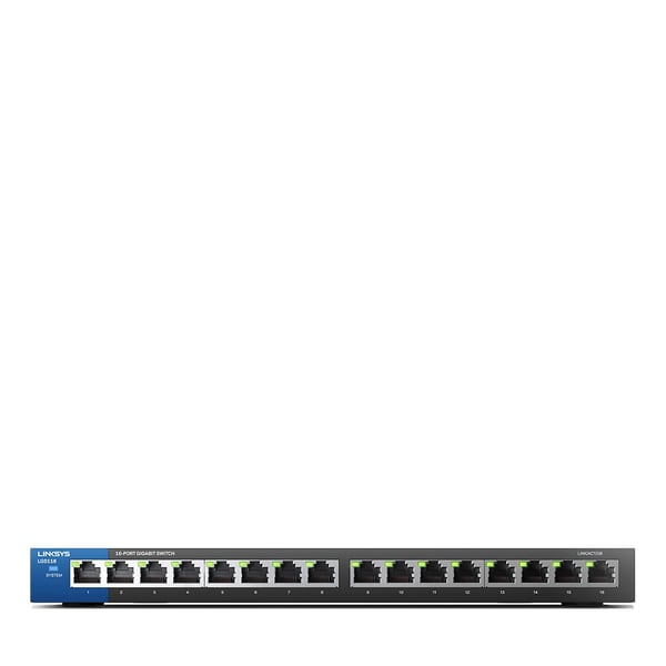 Linksys 16-portars desktopmodell Gigabit-switch (LGS116)