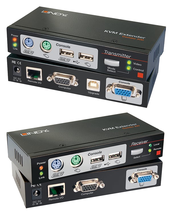 Lindy 39378 KVM-switchar Svart