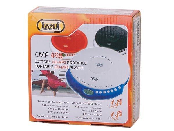 Trevi CMP 498 Svart Personlig CD-spelare