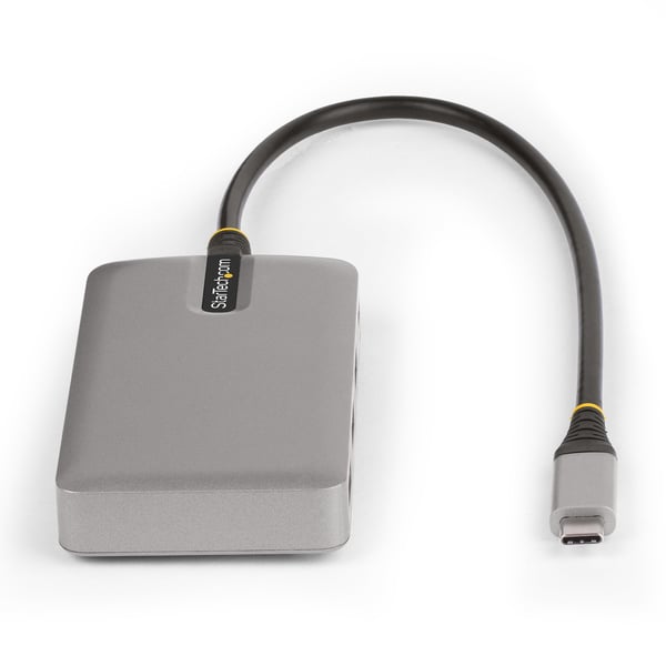 StarTech.com 4-Port USB-C Hubb med USB-C DP Alt Mode Videoutgång 4K 60Hz, 3x USB-A, 1x USB-C, 100W