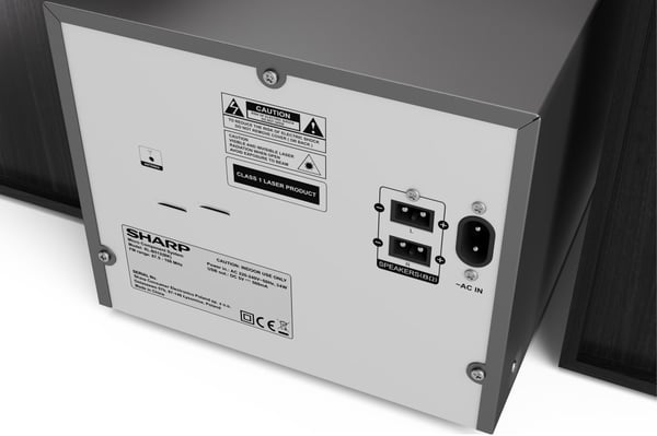 Sharp XL-B512(BK) hemmaljudsystem Hemmaljud mikrosystem 45 W Svart