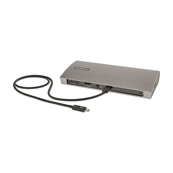 StarTech.com Thunderbolt 4 Dock, 96W Strömförsörjning, Enkel 8K/Dubbel Monitor 4K 60Hz, 3xTB4/USB4-port