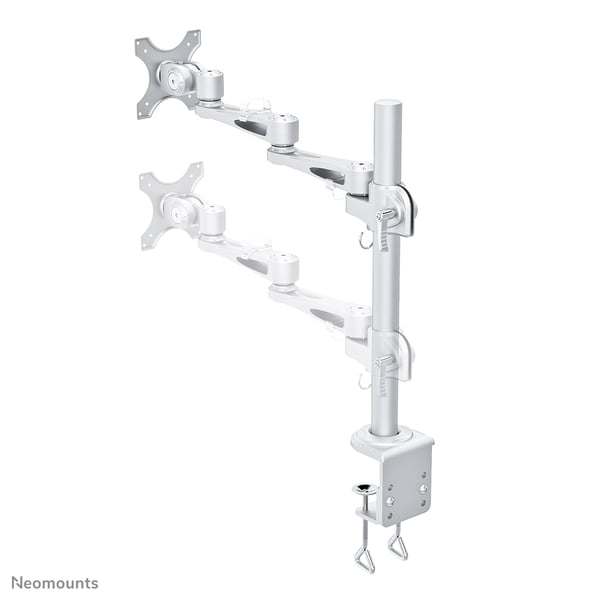 Neomounts FPMA-D935 monitorin kiinnike ja jalusta 76,2 cm (30") Vastaanotto Hopea