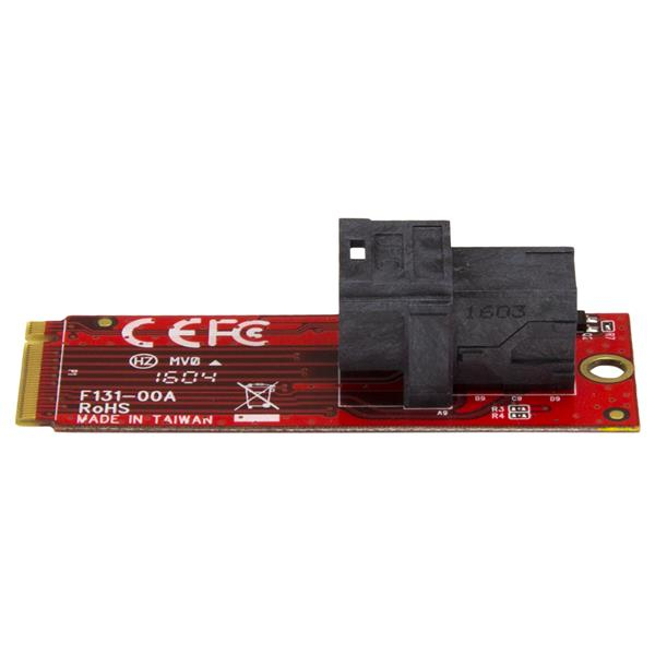 StarTech.com U.2 (SFF-8643) till M.2 PCI Express 3.0 x4 adapterkort för 2,5\" U.2 NVMe SSD - Gränssnitt