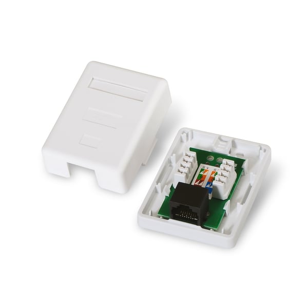 AISENS A139-0301 netværk fordelerskab Cat6 Hvid