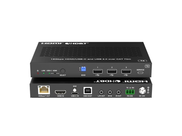 Vivolink VLHUB121-EXT USB grafisk adapter Sort