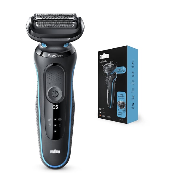 Braun Series 5 50-M1000s Folie shaver Sort, Blå