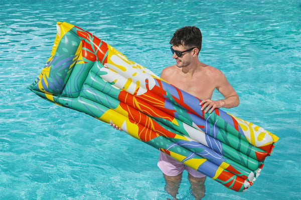 Bestway 44033 / 23 pool- och badmadrass Multifärg Mönstrad