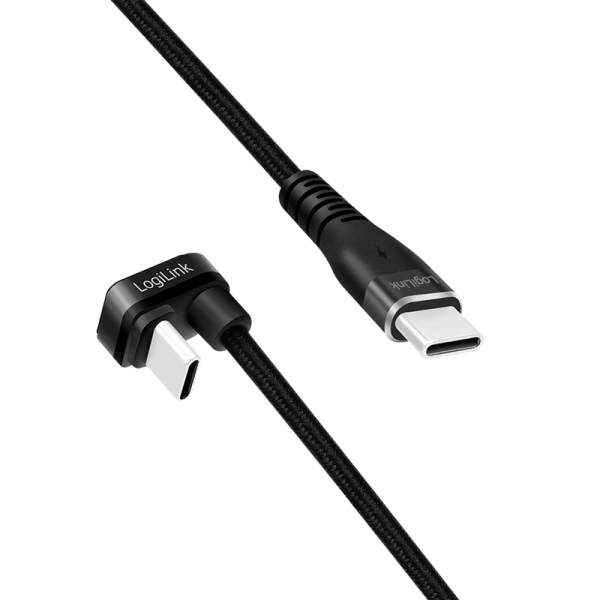 LogiLink CU0190 USB-kabel USB 2.0 1 m USB C 0,48 Gbit/sek. 60 W Sort