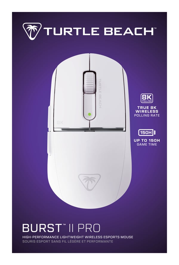 Turtle Beach Burst II Pro mus Spil Ambidextrous RF Wireless + Bluetooth + USB Type-A Optisk 30000 dpi