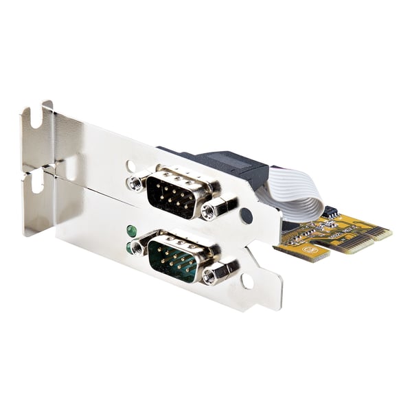 StarTech.com 2-Port PCI Express Seriellt Kort, Dubbel Port PCIe till RS232 (DB9)