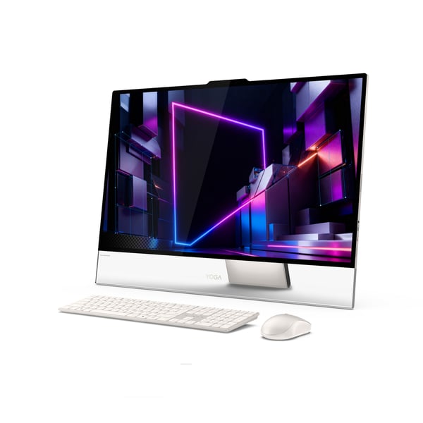 Lenovo Yoga AIO 32IPH11 Copilot+ PC Intel Core Ultra X7 358H 80 cm (31.5") 3840 x 2160 pikseliä All-in-one PC 32 GB LPDDR5x-SDRAM 2 TB SSD Windows 11 Pro Wi-Fi 7 (802.11be) Hopea