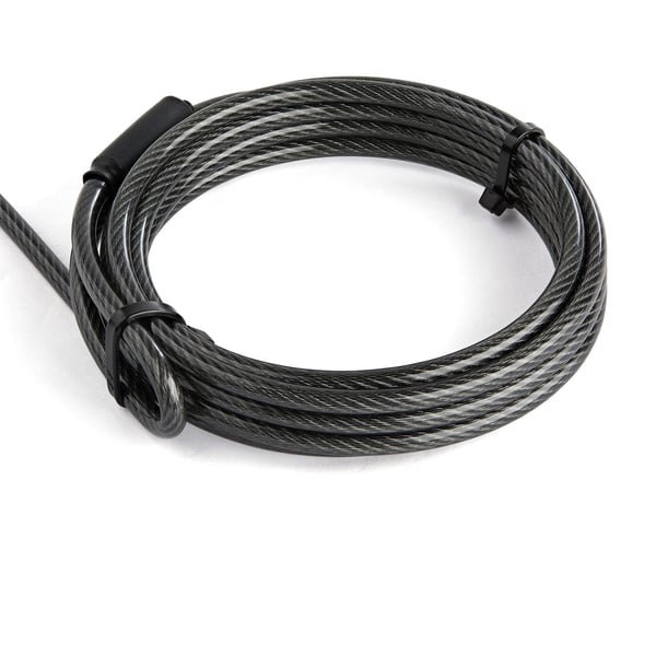 StarTech.com LTLOCKNANO Laptoplås (2 m kabel, Nano-lås, individuellt valbar kombination, stöldskydd)