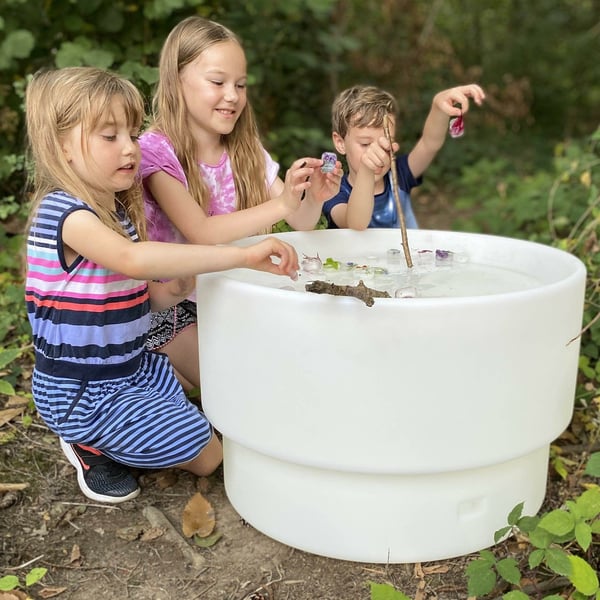 Tickit Sensory Mood Discovery Table natlys til baby Fritstående Hvid
