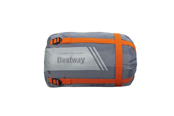 Bestway 68103 / 24 sovepose Voksen Mumietaske Polyester Grå, Orange
