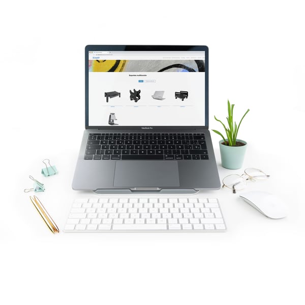 TooQ TQLRS0010-AL laptop stativ Sølv 38,1 cm (15")