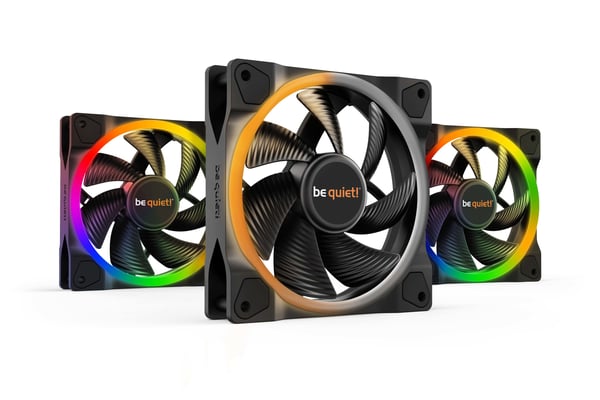 be quiet! Light Wings | 120mm PWM Triple Pack Datorväska Fan 12 cm Svart 3 styck
