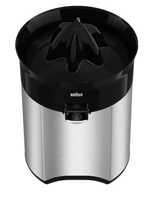 Braun CJ5050 BK elektrisk citruspresser 60 W Sort, Metallic