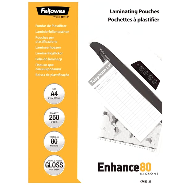 Fellowes 5312903 plastlomme 250 stk