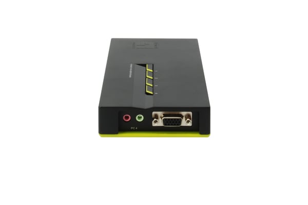 LevelOne KVM-0421 KVM-switchar Svart, Grön