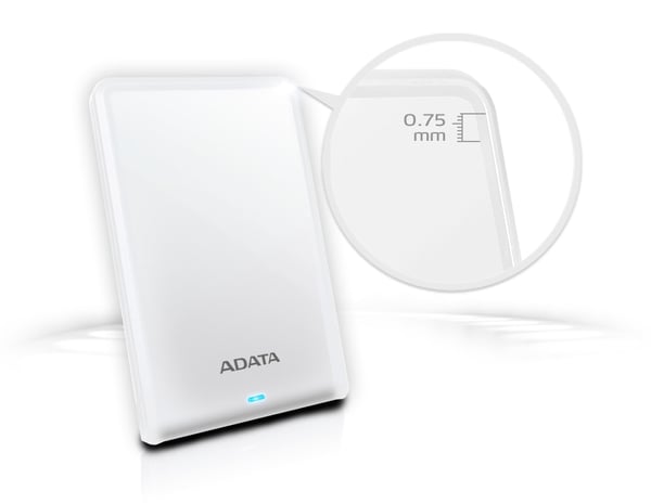 ADATA AHV620S-1TU3-CWH externa hårddiskar 1 TB 2.5" Micro-USB B 3.2 Gen 1 (3.1 Gen 1) Vit