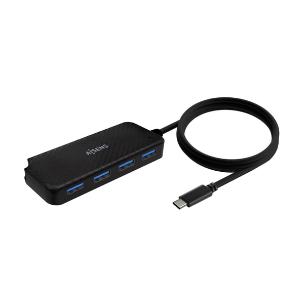 AISENS A109-0716 gränssnittshubbar USB 3.2 Gen 1 (3.1 Gen 1) Type-C 5000 Mbit/s Svart
