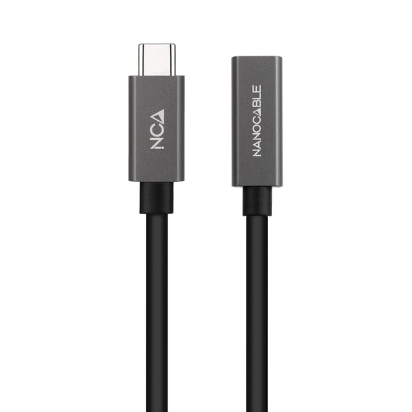 Nanocable 10.01.4402 USB-kabel USB 3.2 Gen 2x2 2 m USB C 20 Gbit/sek. Sort