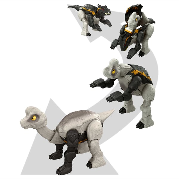 Jurassic World FIERCE CHANGERS MASSIVE STRETCH Indoraptor och Brachiosaurus
