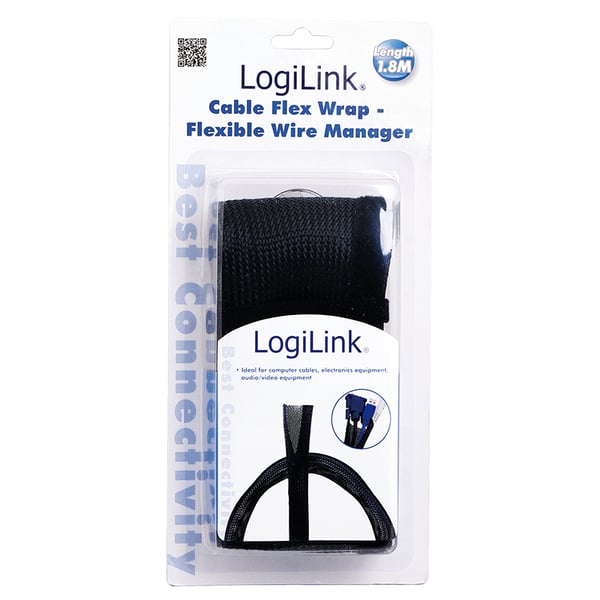 LogiLink KAB0006 kabelmantel Svart