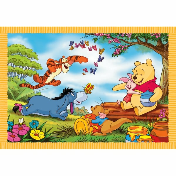 Clementoni Supercolor Disney Winnie the Pooh Puslespil 12 stk Tegnefilm