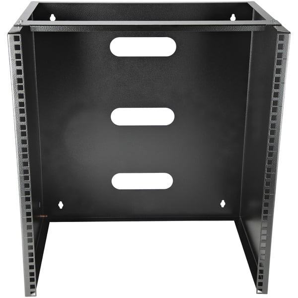 StarTech.com WALLMNT12 stativ 12U Vægmonteret stativ Sort