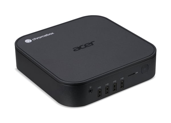 Acer Chromebox CXI6 Intel Core 5 120U 16 GB DDR4-SDRAM 256 GB SSD ChromeOS Mini PC Mini-PC Svart