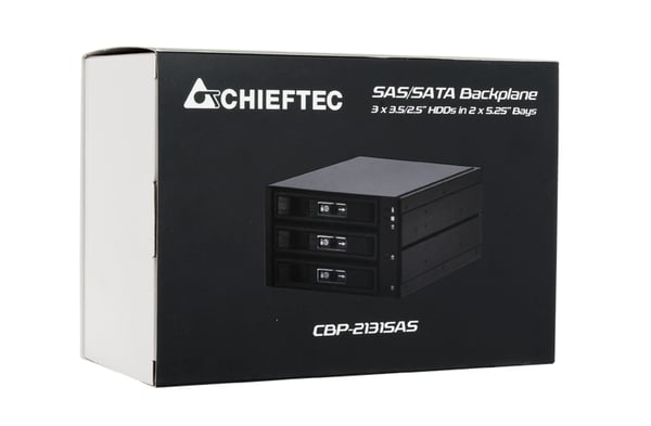 Chieftec CBP-2131SAS drive bay panel Bærerpanel Sort