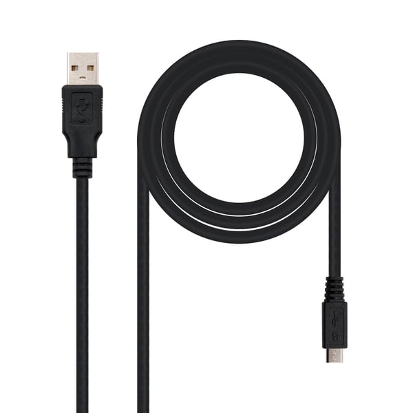 Nanocable 10.01.0501 USB-kabel USB 2.0 1,8 m USB A Micro-USB B Sort