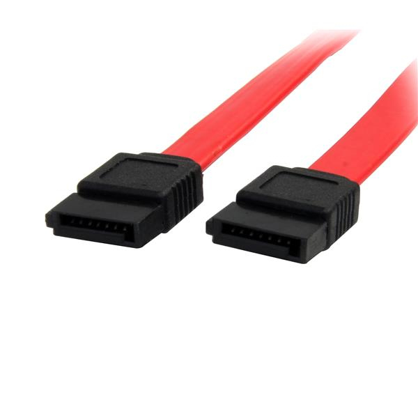 StarTech.com 45 cm SATA-kabel - internt 7-pin S-ATA datakabel - serielt ATA-tilslutningskabel - rød - SAT
