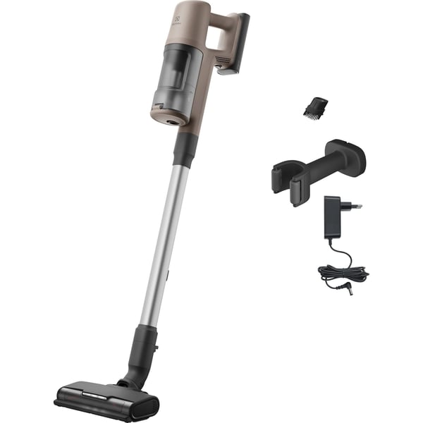 Electrolux EP61CB21WG 2-in-1-varsi-imuri Akku Kuiva Sykloninen Pussiton 0,6 L 85 W Hasselpähkinä 2,5 ah