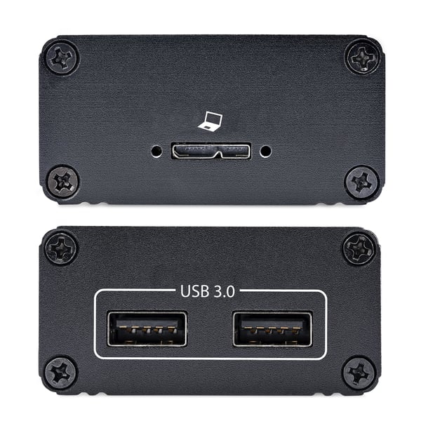 StarTech.com 2-Port USB 3.0-förlängare över OM3 Multimode Fiber, LC/LC, 2x 5Gbps USB-A Hub, 350m (1150ft)