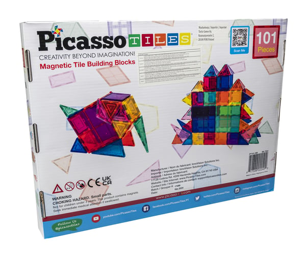 PicassoTiles 3-D Magnetic Tiles