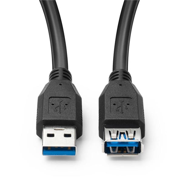 Microconnect USB3.0AAF2B USB-kabel USB 3.2 Gen 1 (3.1 Gen 1) 2 m USB A Sort
