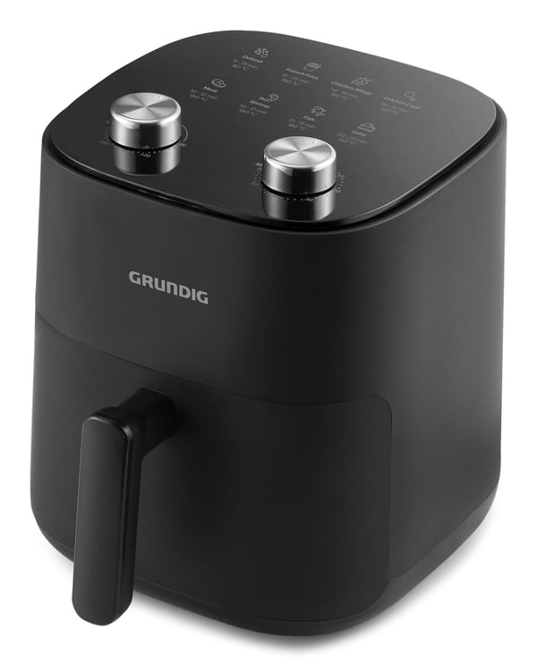 Grundig FRY 6321 L Enkelt 4,7 L Enkeltstående 1500 W Varmluftsteger Sort