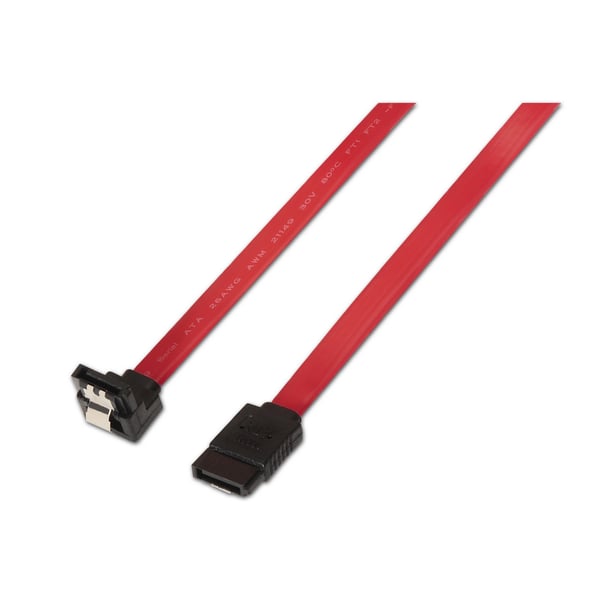 AISENS A130-0156 SATA-kabel 0,5 m SATA 7-pin Sort, Rød