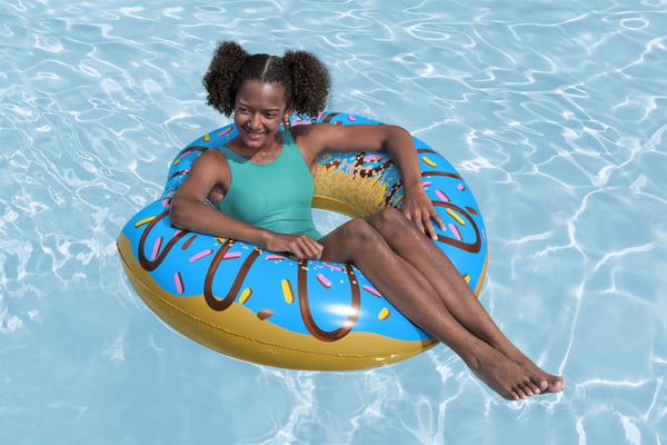 Bestway 36118 / 24 pool- och badmadrass Multifärg Mönstrad PVC Simring
