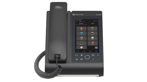 AudioCodes C470HD IP-telefoner Svart TFT Wi-Fi