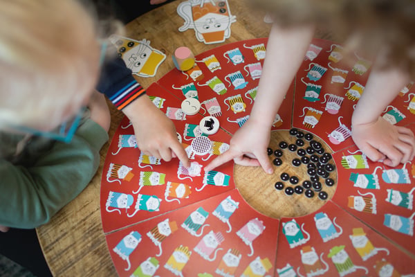 BS Toys GA397 brætspil Find the Cat! Indlæring