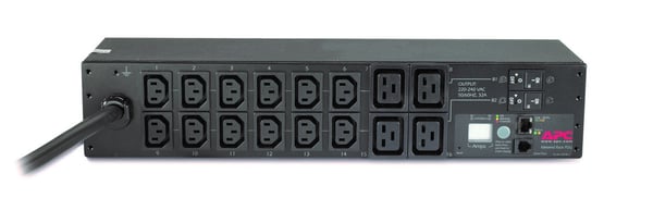 APC AP7822B strømforsyningsenhed (PDU) 16 AC stikkontakt(er) 2U Sort