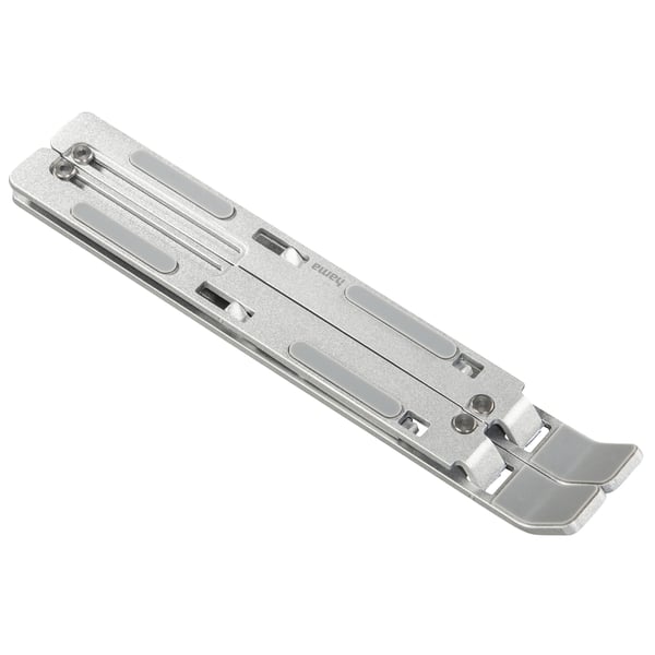 Hama Aluminium Ställ till bärbara datorer Silver 39,1 cm (15.4")
