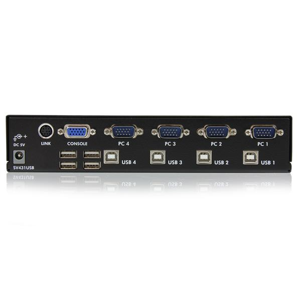 StarTech.com 4-portars VGA USB KVM-switch med hubb