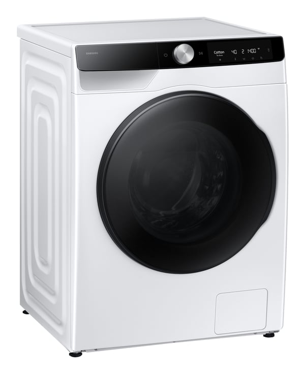 Samsung WD11DG6B85BK vaskemaskine - tørretumbler Fritstående Front-læsning Hvid
